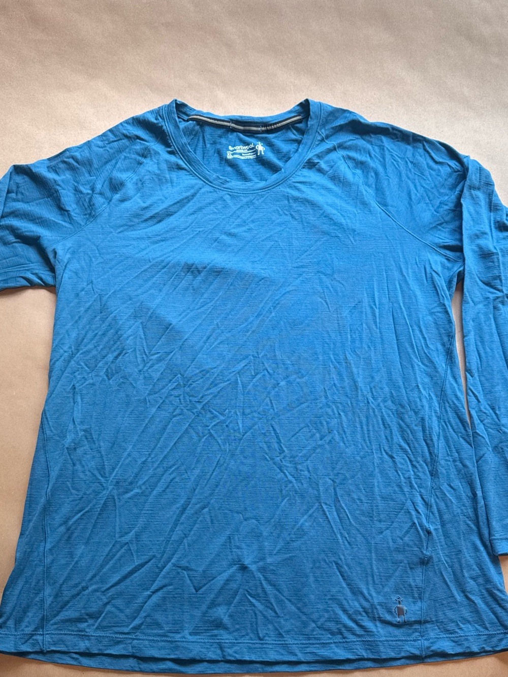 Smartwool Merino 150 Long Sleeve Tee in Teal Blue - Picture 2 of 6